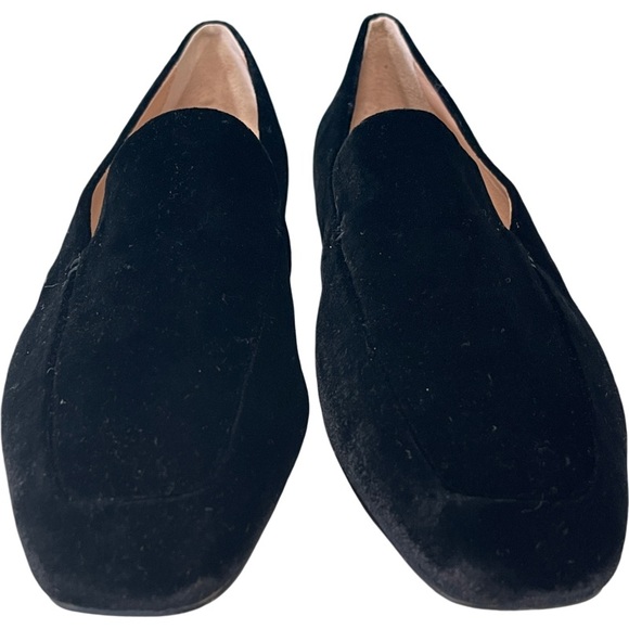 Banana Republic Demi Velvet Loafer Black Size 11 - Picture 2 of 6
